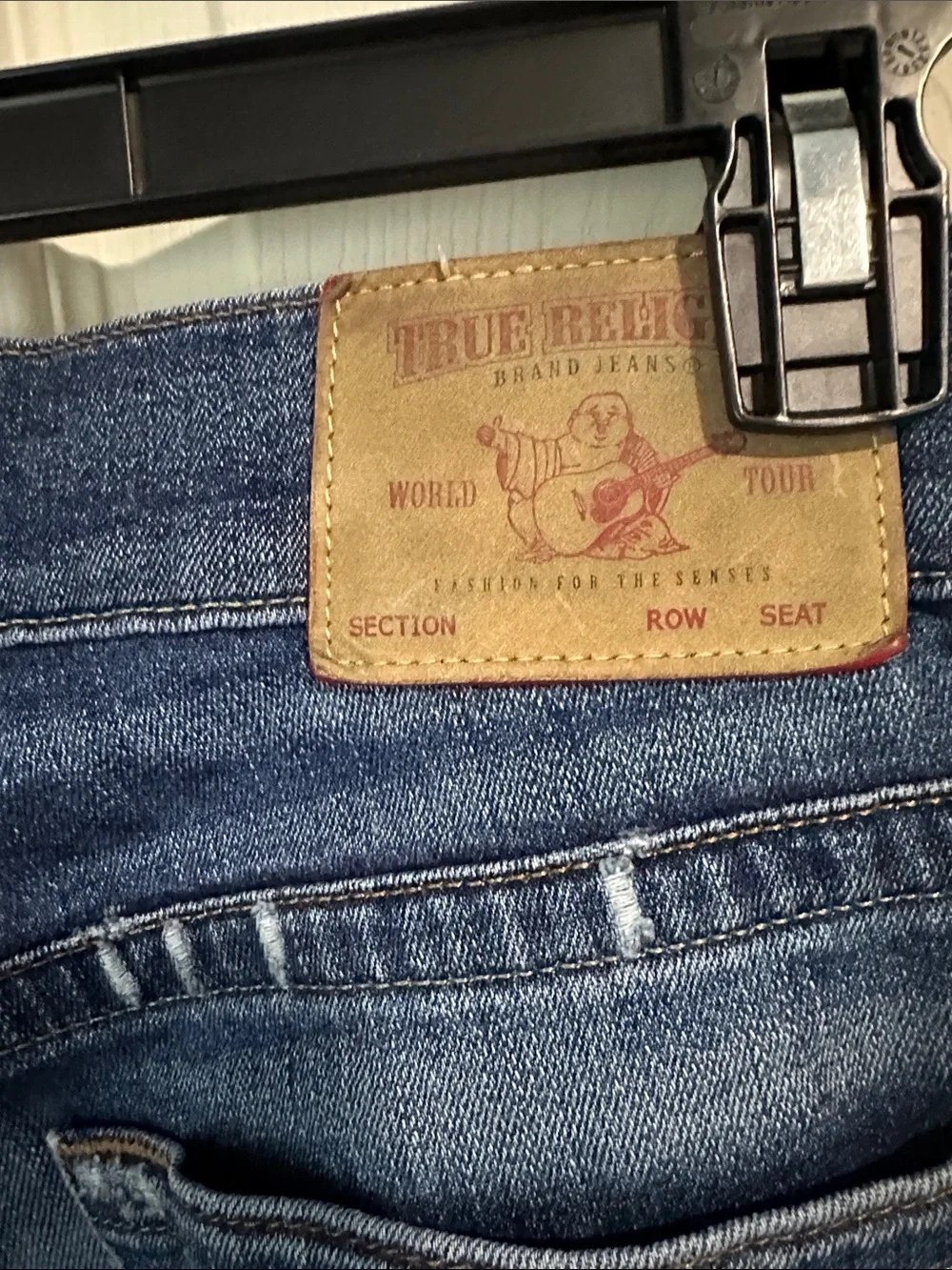 True Religion relaxed Slim Blue Washed Jeans 30 x 32 Geno relaxed slim